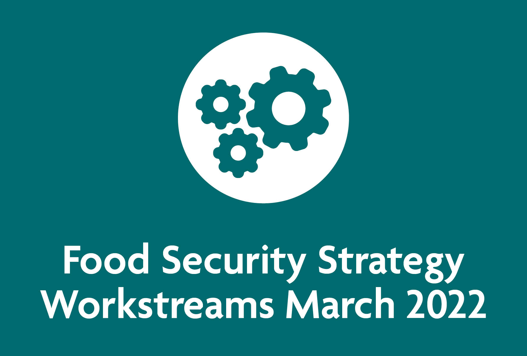 Food Security Strategy Workstream 2022