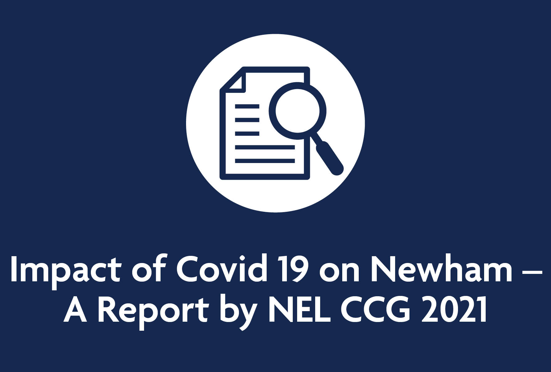 Impact of Covid 19 Report CCG 2021