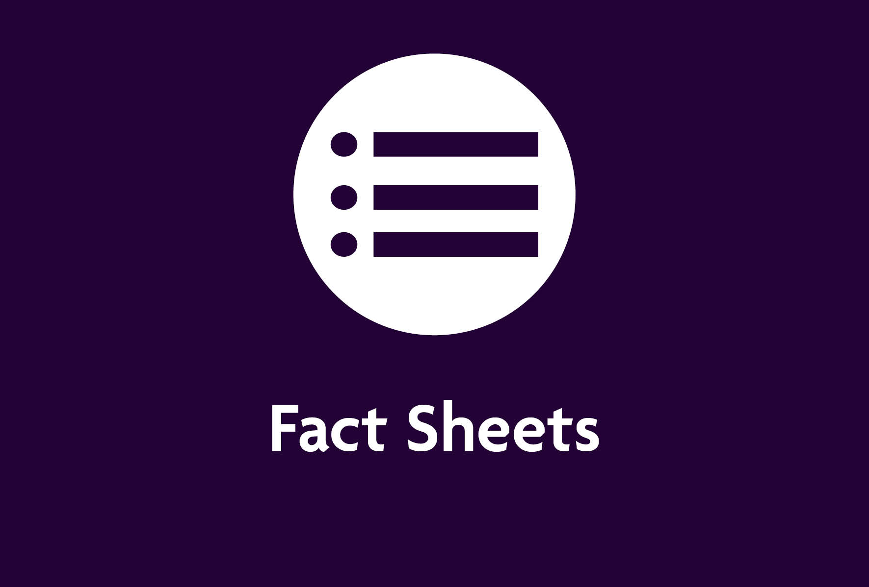 Fact Sheets Logo