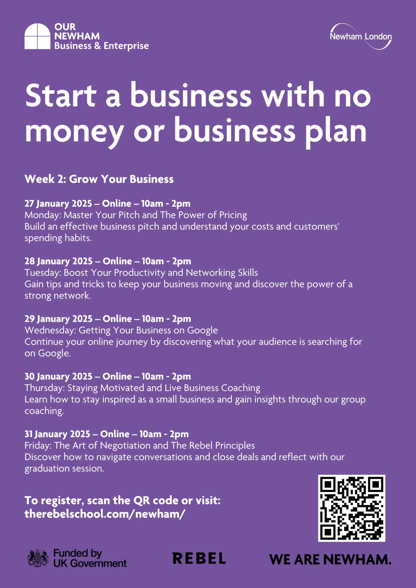 Start a business with no money or business plan 2