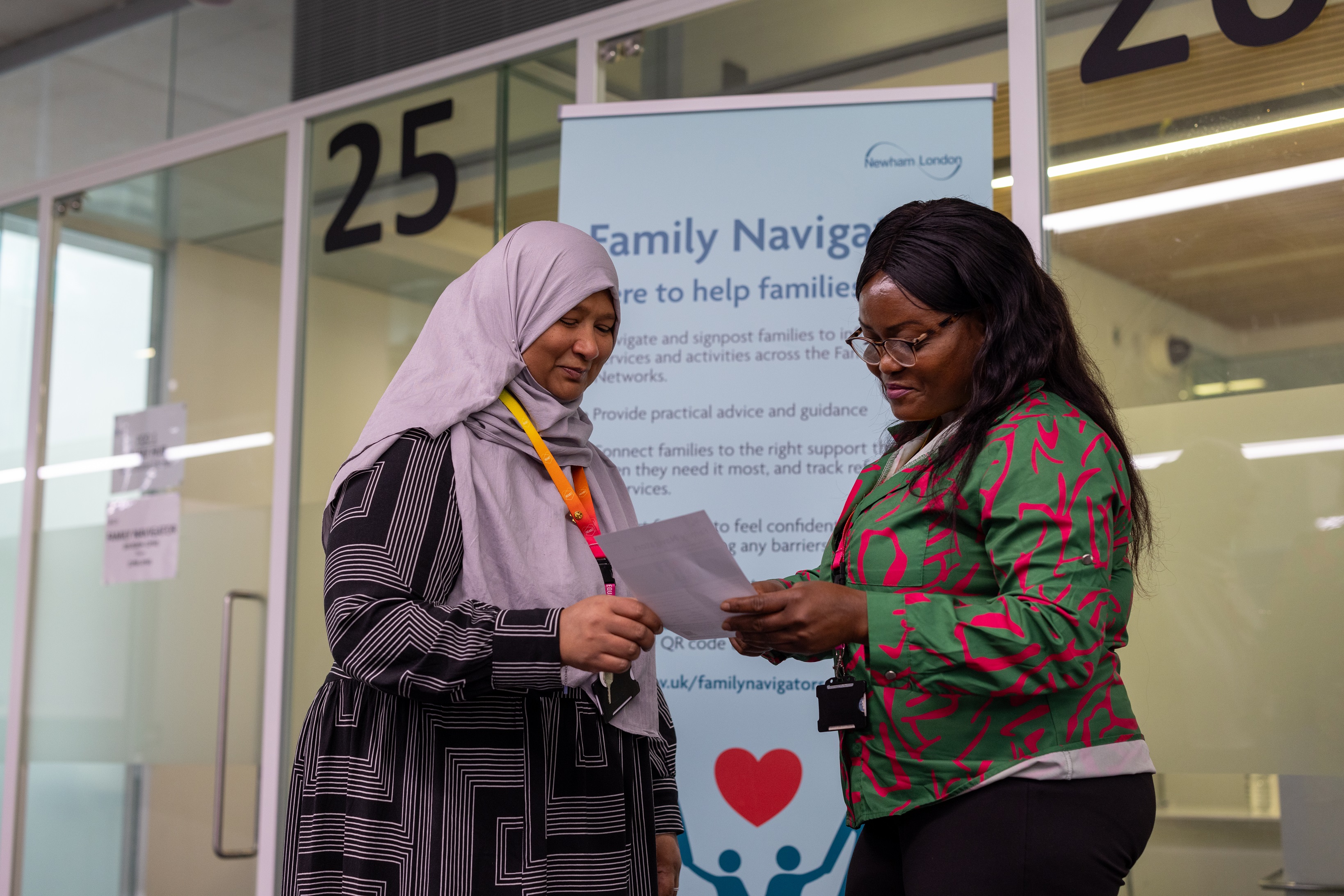 Vivian and Fasreen - Family Navigator service.