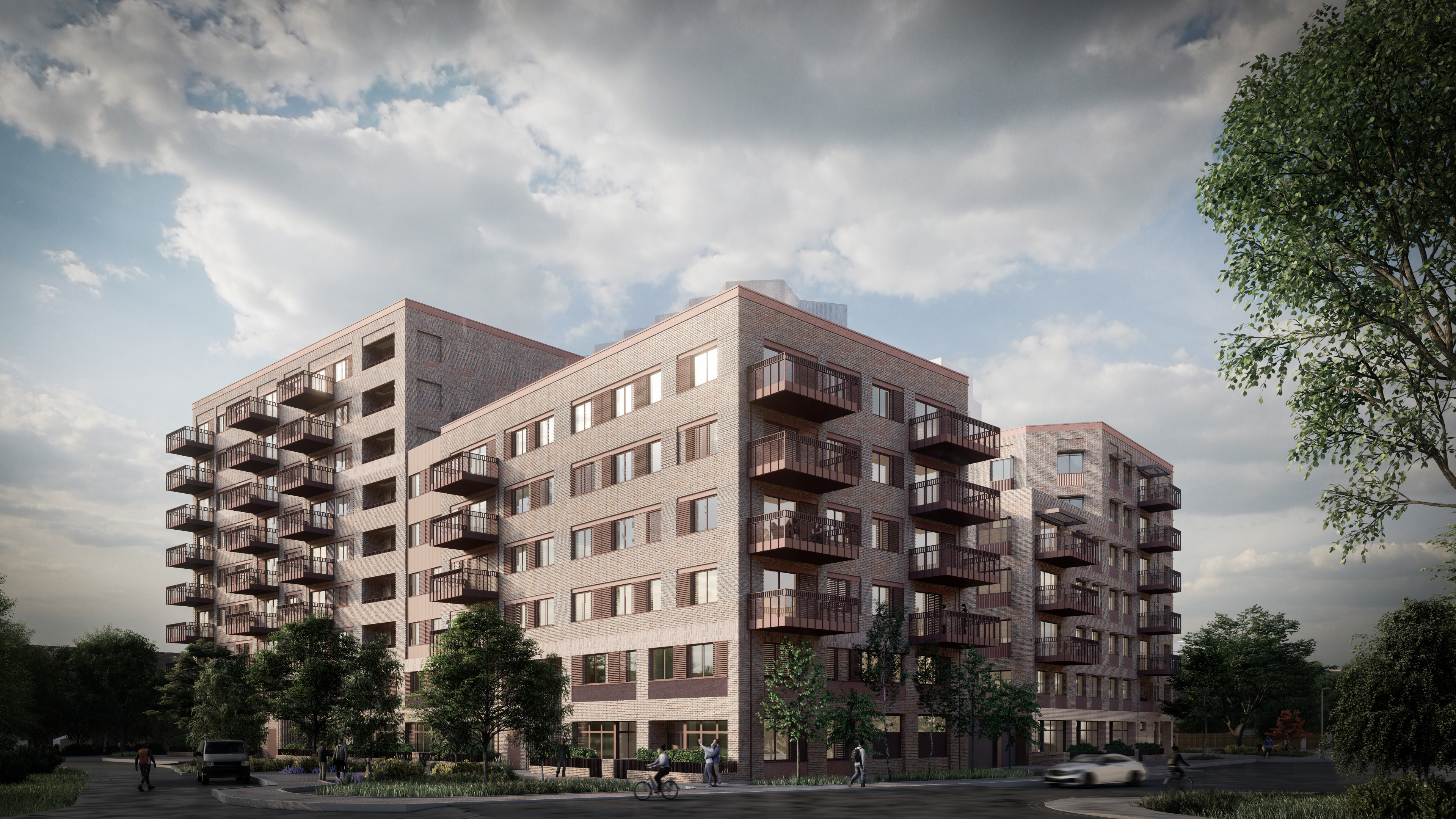 An indicative image of the new homes at vincent street canning town 230222