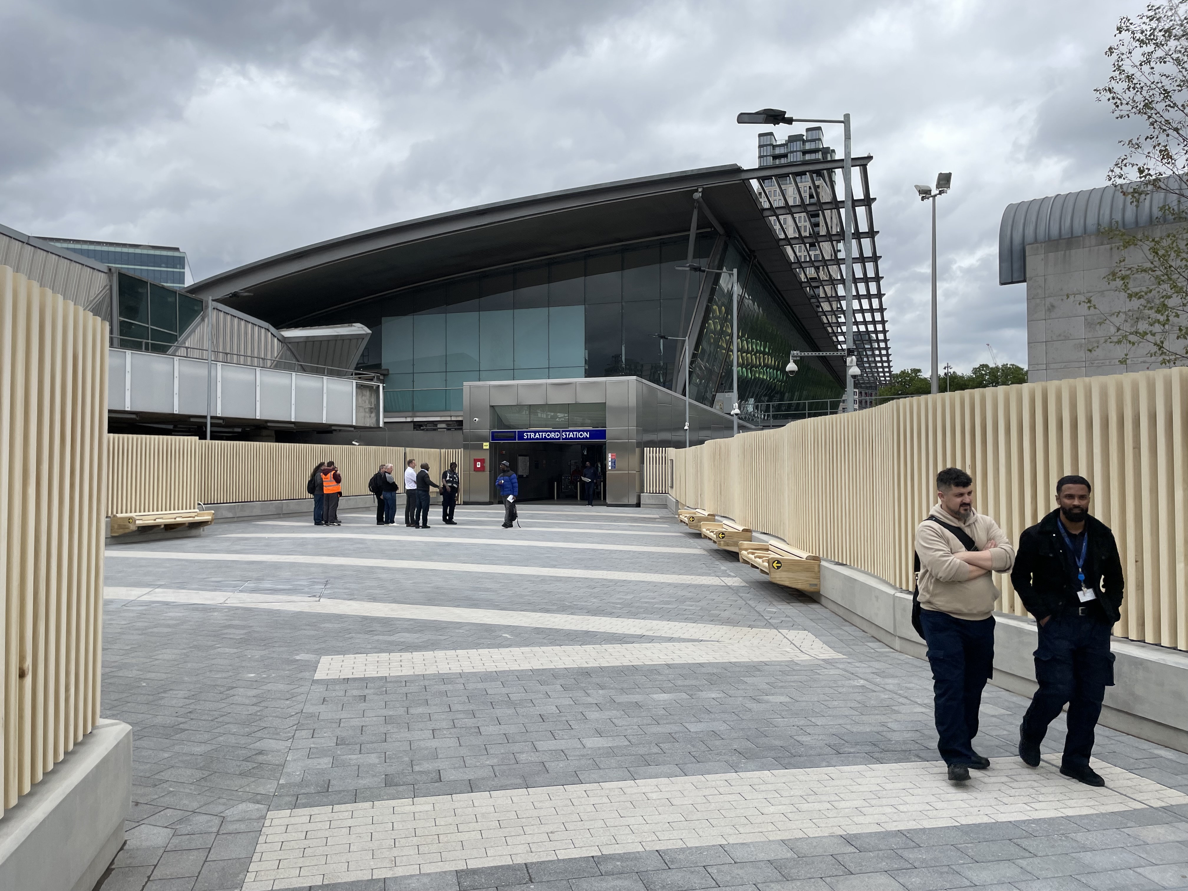 Opening of Stratford Station Entrance