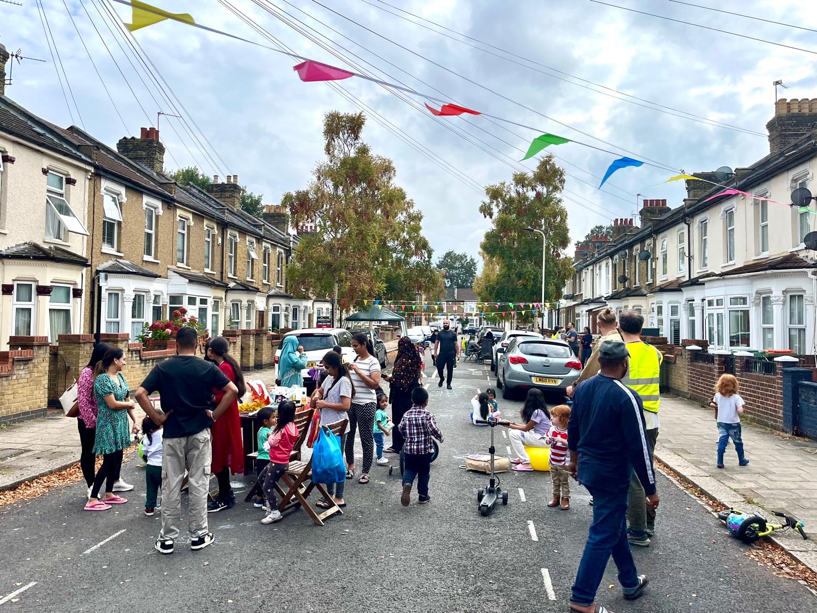 Play Street on Nigel Road E7