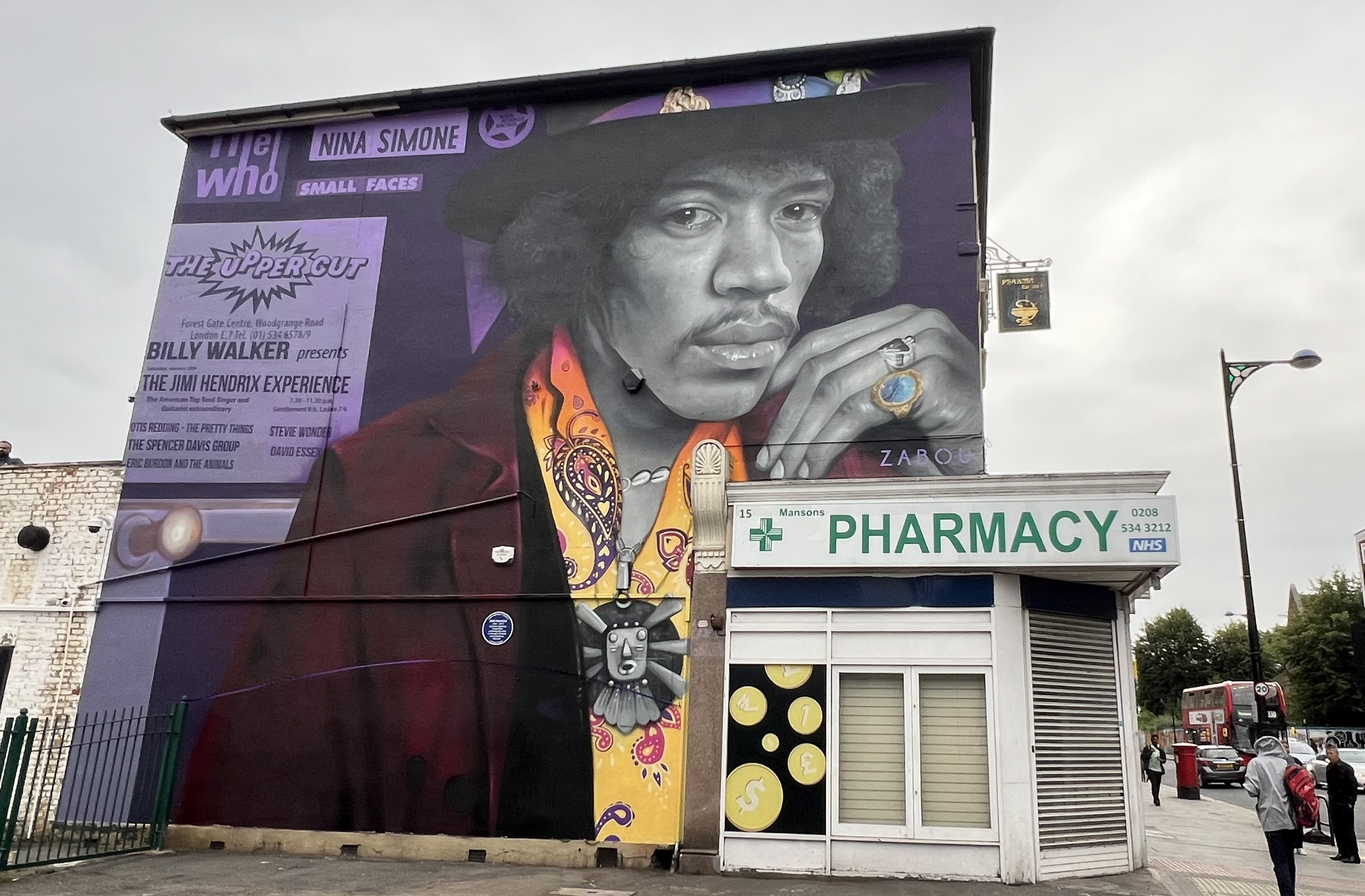 Giant Jimi Hendrix mural marks launch of the bold Colours of Newham ...