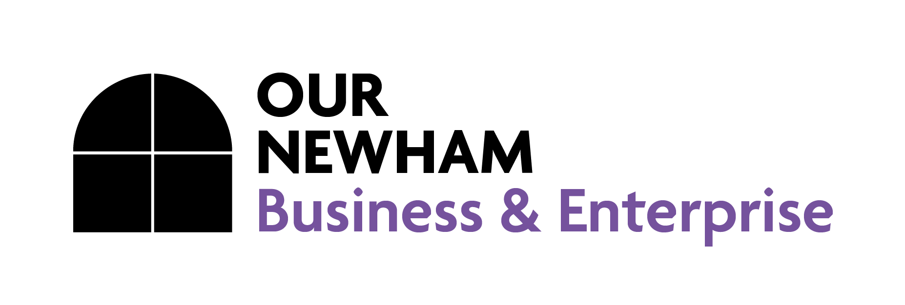 Our newham business and enterprise transparent logo