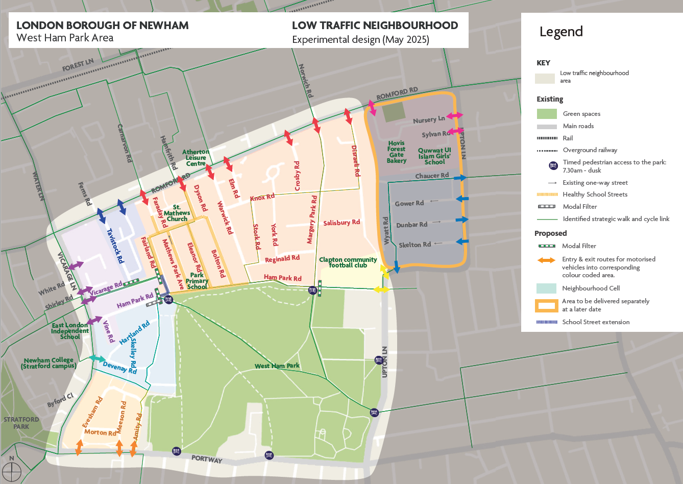 West ham park ltn map 2