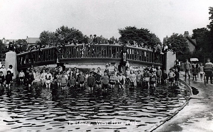 Black and White image of West ham park Newham heritage