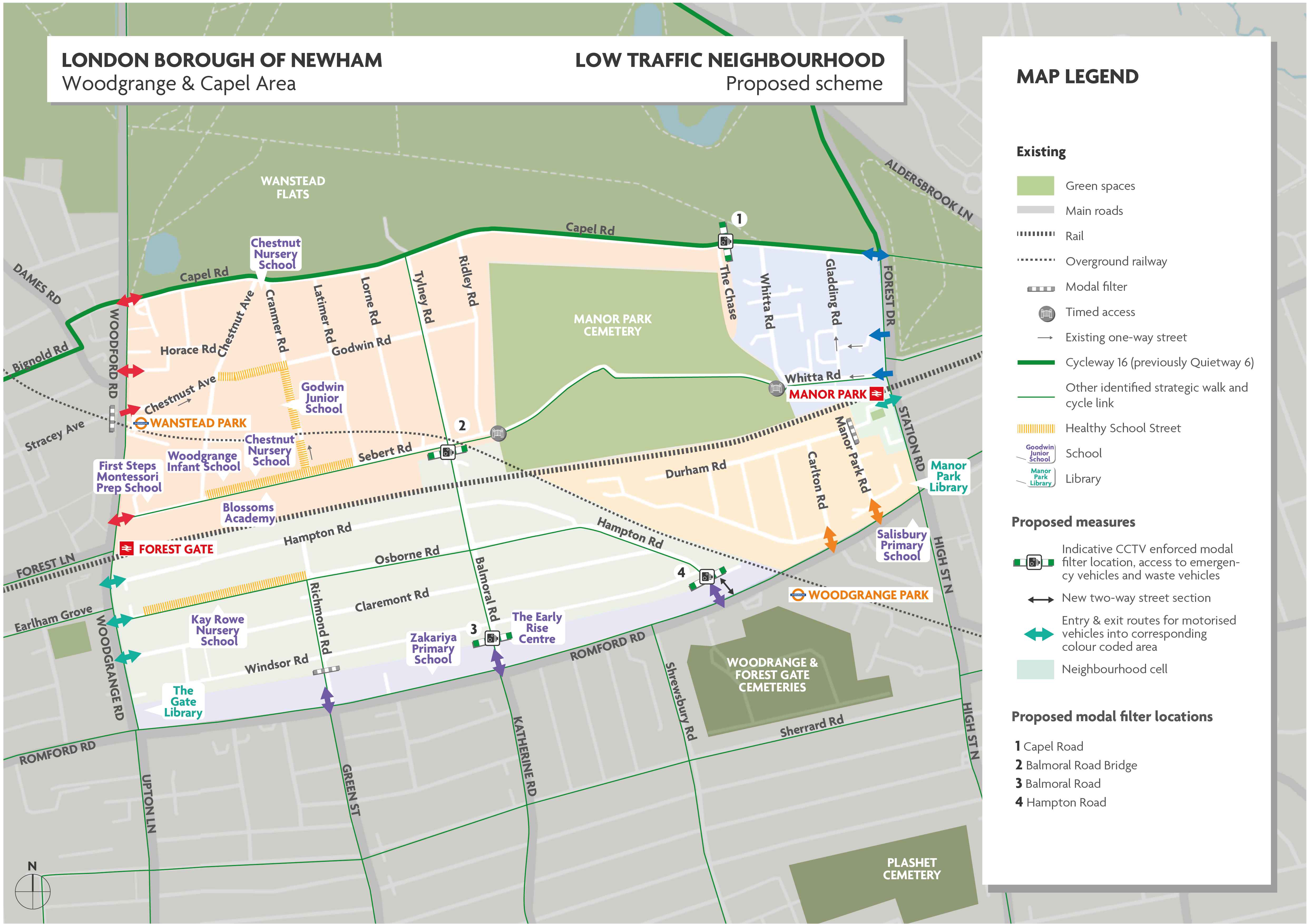 Woodgrange and capel ltn proposed scheme